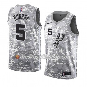 Muški NBA Dres San Antonio Spurs Dejounte Murray 5 Nike 2018-19 Siva Swingman